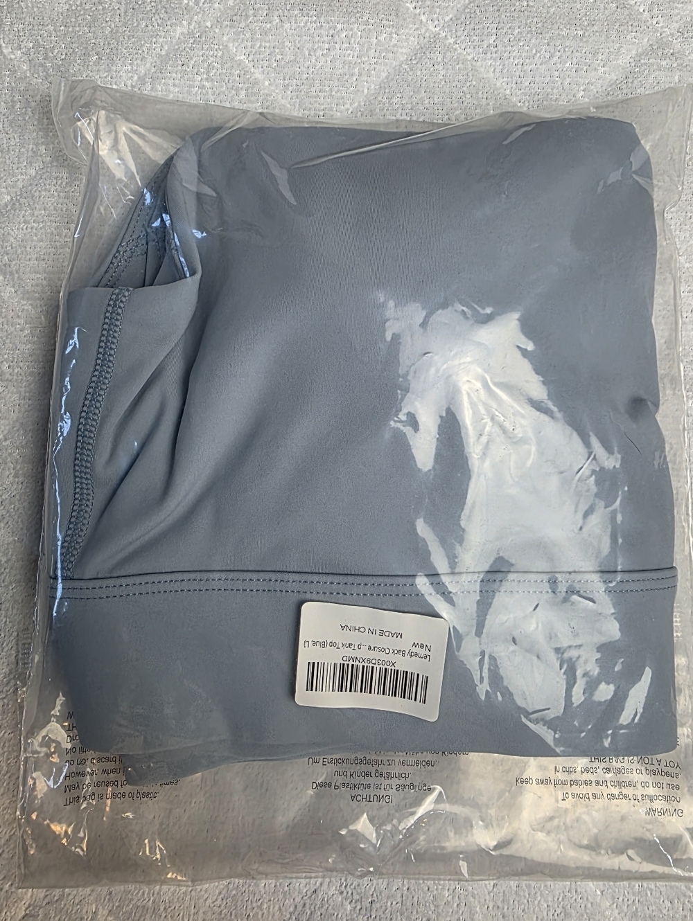 Lemedy Slate Blue High-Impact Strappy Back Sports Bra - Size 8 (L) - NWT - Picture 11 of 11